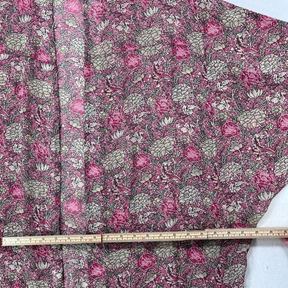 Anthropologie Andersen & Lauth Kimono Women OS Pink Floral Boho Fairy Coquette - Picture 9 of 13